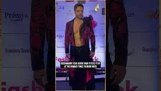 Heeramandi star Jason Shah styles it up at the Bombay Times Fashion Week!  #Heeramandi #JasonShah