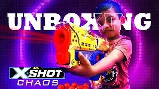 Zuru X shot chaos Gun Unboxing