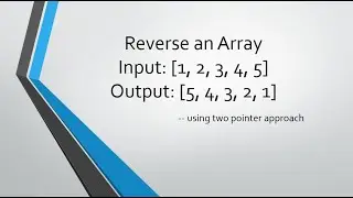 Reverse an Array Instantly in Java | Two Pointer Trick✨