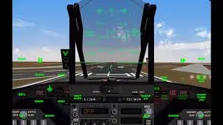Disgusting F/A-18 landing on F/A-18 sim by Graphsim