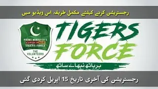 How to Apply Corona Relief Tiger Force Online Registration Form | Tiger Force Registration