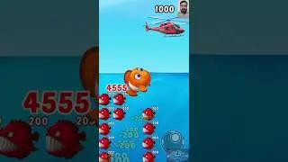 Helicopter Eater 🤯🤯🤯 -- Fishdom mini game ad Reviewing Video