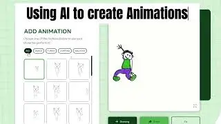 How to use AI to animate paper drawings and bring them to life #ai #art #aniamtion #tiktokvideo