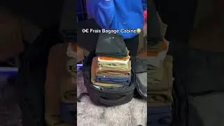 Bagage Soute 🤢 VS Bagage Cabine 😍✈️ #astuce #voyage #travel #packwithme #suitcase #luggage #avion