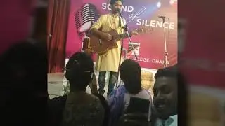 Bangladesh - Ashik live performed in open mic concert 'Sound Of Silence'
