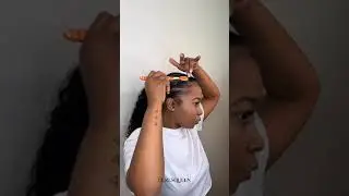 Easy &  protective style for natural hair!Flat twists with a curly ponytail|curlsqueenofficial 🤍