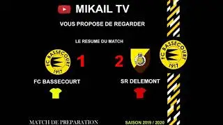 R&eacute;sum&eacute; du match de pr&eacute;paration FC Bassecourt Vs Sr Delemont