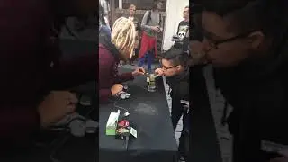 Dabs @ a weed event with SANJA GANJA