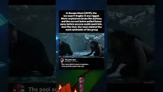 In Escape Room (2019), the ice wasn&rsquo;t fragile; it was rigged.The micro-explosives broke the surface