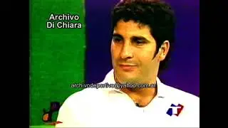 Entrevista al futbolista Marcelo Saralegui de Colon de Santa Fe 1997 V-08326 DiFilm