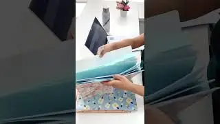 Floral Meadow waterproof expandable File Folder | A4 Size | Four Colors Available #products #fancy
