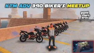 GTA SAN ANDREAS :KTM ADVENTURE 390 BIKER'S MEETUP|WEB SERIES | MALAYALAM