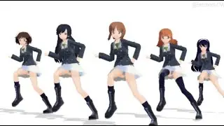 Girls und Panzer | Anglerfish Team Dances to Specialist