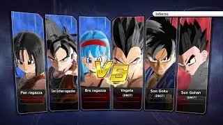 Xenoverse 2 - Requested match (PC): Bra/Kid Gohan/Pan vs Vegeta/Goku/Gohan