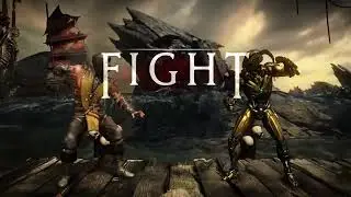 MKX Ft 3 vz troe                   #MKX #MortalKombatX #Cyrax #Triborg