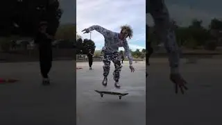 Switch double Heelflip #skateboarding #switch #shorts #instaskater