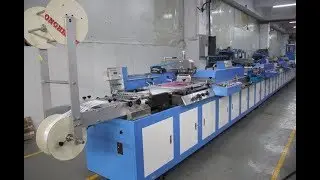 DOPSING 4 colors automatic screen printing machine for Military camouflage tapes