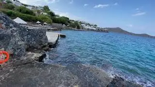 #Crete #Elounda: The stone coast line from Elounda Mare to Elounda Beach.