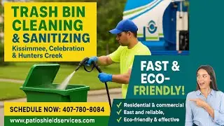 Trash Bin Cleaning & Sanitizing in Kissimmee, Celebration & Hunters Creek | Fast & Eco-Friendly!