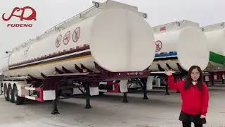 China Fuel Tanker Trailer 45000Litre Aluminum Tanker Trailer For Sale