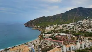 Playa del Albir (Alf&agrave;s del Pi) en 4K - A vista de dron