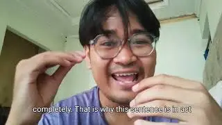 Active and passive voice assignment, Luthfi Abdul Halim