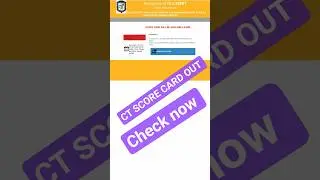 CT score card out #check now #Ct exam resul out