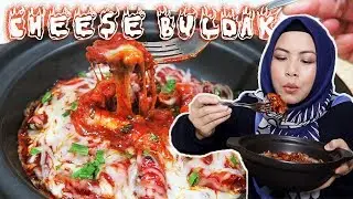 Masak & Makan CHEESE BULDAK (Korean Spicy Fire Chicken with Cheese)