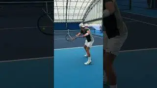 Left-handed forehand example【#shorts】