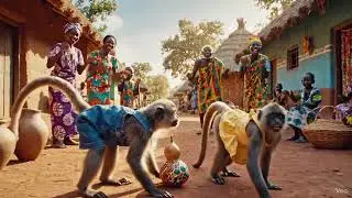 &ldquo;Monkey Childhood Joy 🐒 | The Priceless Smile of Innocence&rdquo;