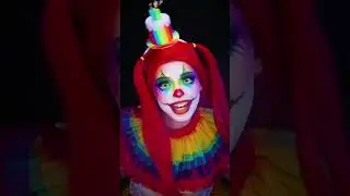 Was it the boogie man?! 🤡🌈#clownmakeup #jharnabhagwani