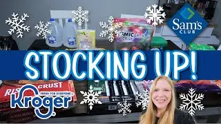 Preparing for a Winter Storm | Three Sam's Orders & Kroger Haul