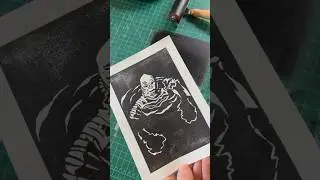 Creature From the Black Lagoon print | #printmaking #classicmonsters