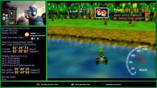 D.K.'s Jungle Parkway (DKJP) PR: Non-Shortcut 3-Lap 02'20
