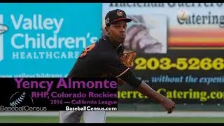 Yency Almonte, RHP, Colorado Rockies &mdash; 2016 California League