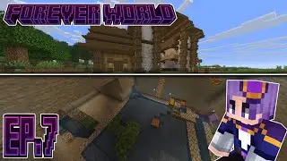 MIND-BLOWING Tree Farm Build in Minecraft | Forever World Ep.7