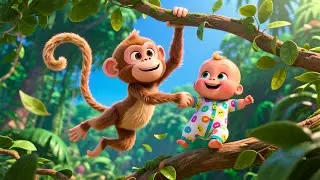 Monkey&rsquo;s 123 Tree Hop 🐒🌳 Fun Counting Song for Kids Toddlers Preschool Learning