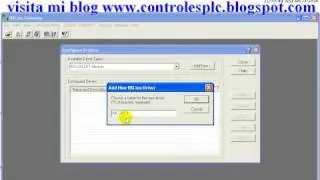 como establecer comunicacion con un plc de allen bradley, configuracion rslinx, slc 500