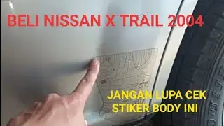 STIKER BODY TANDA ORIGINAL CAT NISSAN X TRAIL