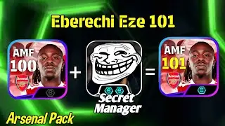 Arsenal Pack 🔥 Eberechi Eze 101 Training in efootball 2026✨ || Eberechi Eze 101 efootball 2026