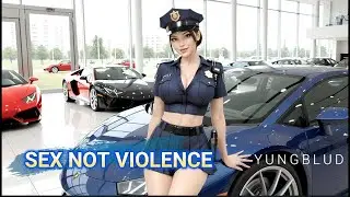 YUNGBLUD - Sex Not Violence | Female Cop Go Ahead and Beat Me Mix | Showroom Partners Entertainment