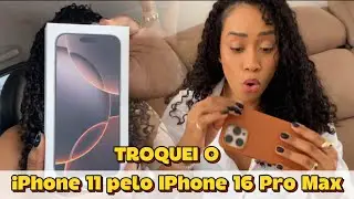 📱COMPREI O IPHONE 16 PRO MAX! Unboxing + Primeiras Impressões! 😱📦