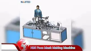 kn92 ffp2 ffp3 n95 face mask making machine high speed fully automatic machine