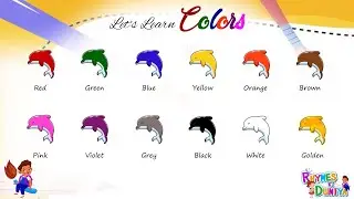 Fun & Easy: Learn Color Names for Kids with Fun Cartoons! Color Adventure! Learn Colors with Songs