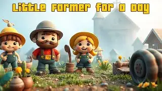 🚜🎶 Little Farmer for a Day - Fun Farm Adventure Song for Kids 🌈💛