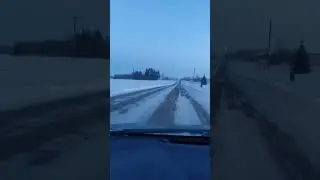 Winter in Canada 🇨🇦 minus 40 feels like minus 52 ###