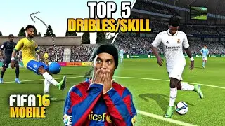 FIFA 16 MOBILE TOP 5 DRIBBLE | DRIBBLE TUTORIAL