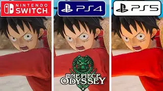 One Piece Odyssey PS4 vs PS5 vs Nintendo Switch Graphics Comparison