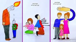 Father's love /deep meaning art/animation video/father's sacrifice
