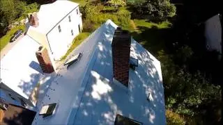 Classic Metal Roofs Aerial Video from Drone